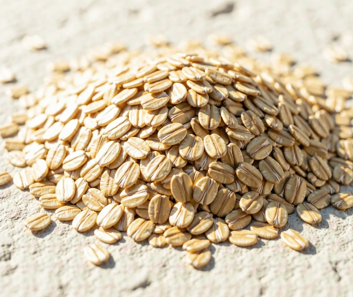 Detailed view of high-quality whole grains representing nutritional foundations